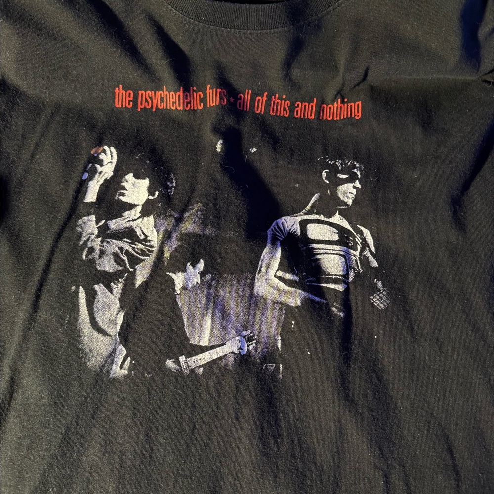 Black Graphic Band T-Shirt